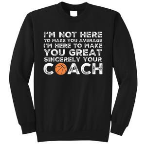 Funny Basketball Coach Basketball Coaching Sweatshirt