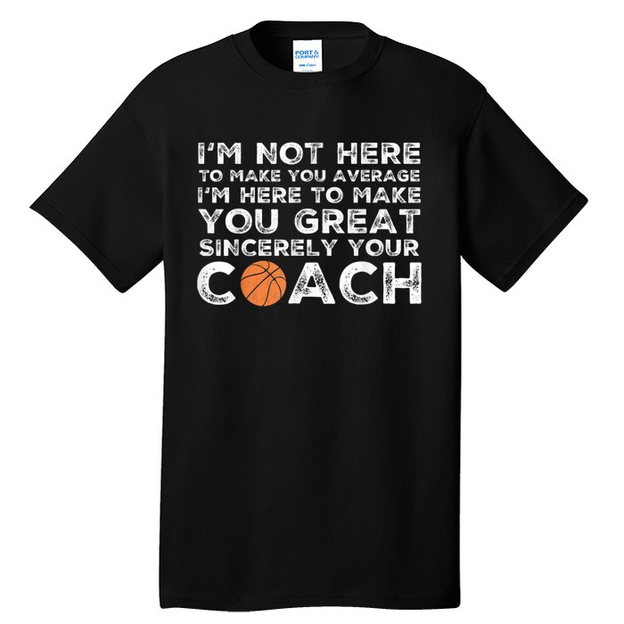 Funny Basketball Coach Basketball Coaching Tall T-Shirt