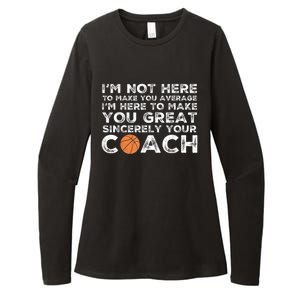 Funny Basketball Coach Basketball Coaching Womens CVC Long Sleeve Shirt