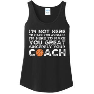 Funny Basketball Coach Basketball Coaching Ladies Essential Tank