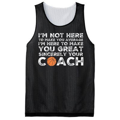 Funny Basketball Coach Basketball Coaching Mesh Reversible Basketball Jersey Tank