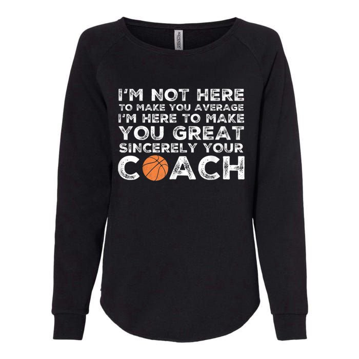 Funny Basketball Coach Basketball Coaching Womens California Wash Sweatshirt