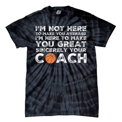 Funny Basketball Coach Basketball Coaching Tie-Dye T-Shirt