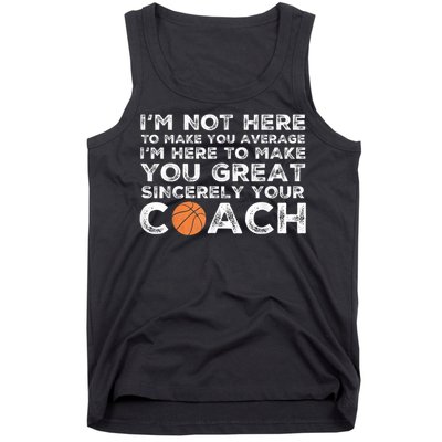 Funny Basketball Coach Basketball Coaching Tank Top