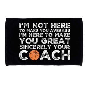 Funny Basketball Coach Basketball Coaching Microfiber Hand Towel