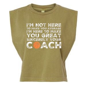 Funny Basketball Coach Basketball Coaching Garment-Dyed Women's Muscle Tee