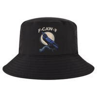 Funny Black Crow F-Caw-F Crow Lover  Cool Comfort Performance Bucket Hat