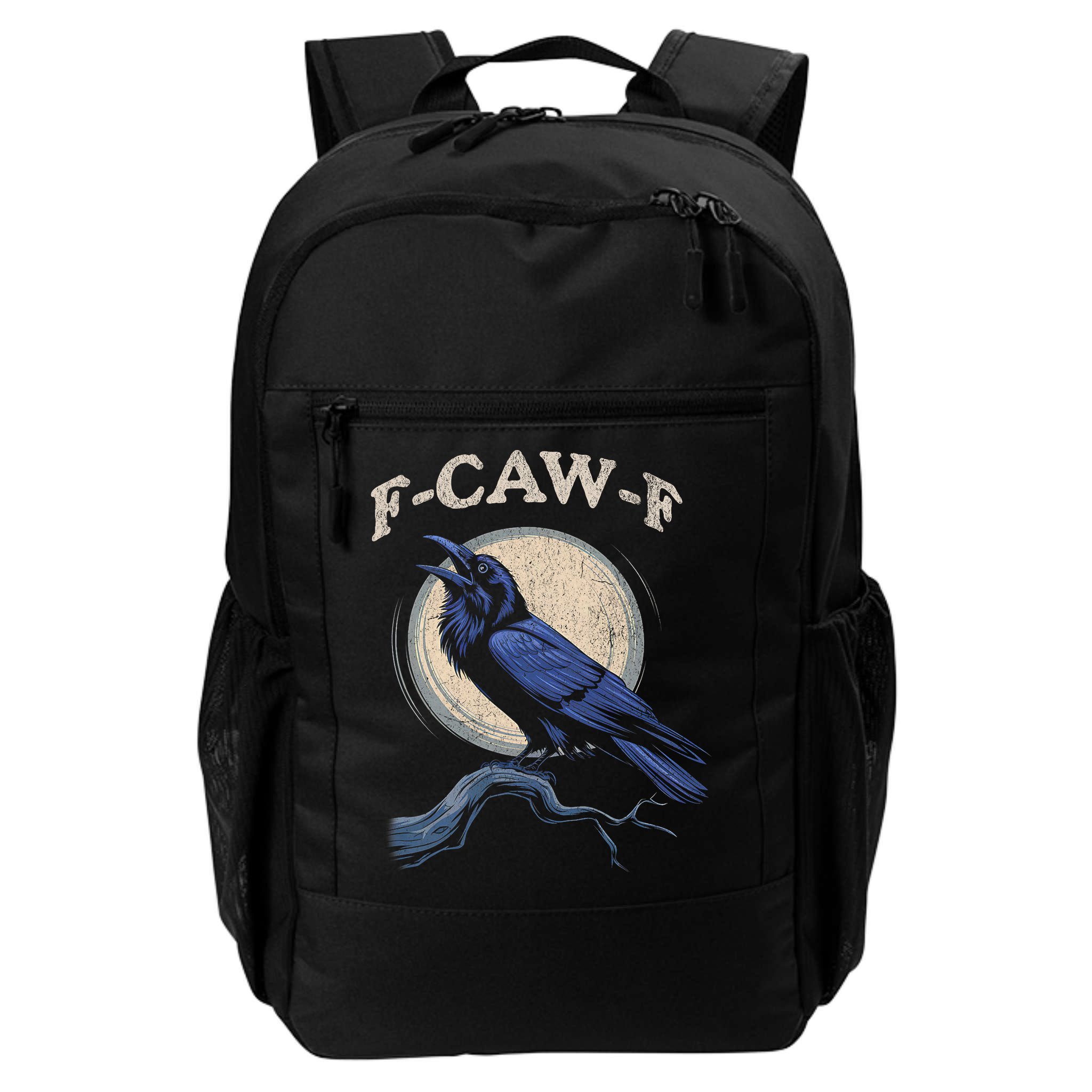 Funny Black Crow F-Caw-F Crow Lover  Backpack
