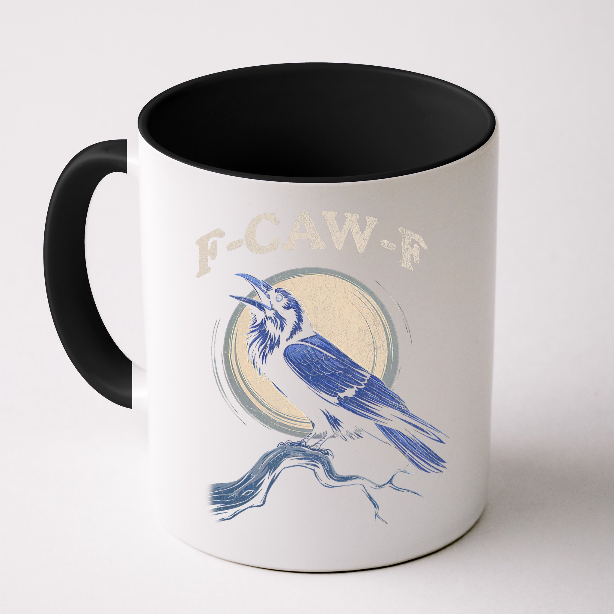 Funny Black Crow F-Caw-F Crow Lover  Mug