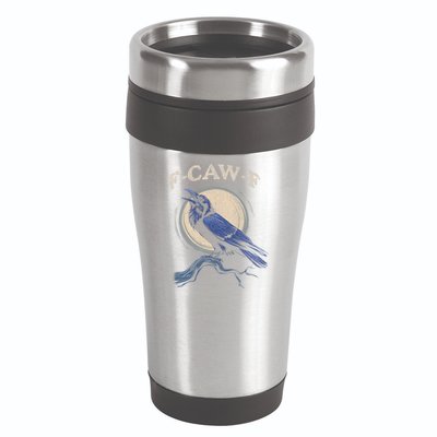 Funny Black Crow F-Caw-F Crow Lover  16oz Travel Tumbler