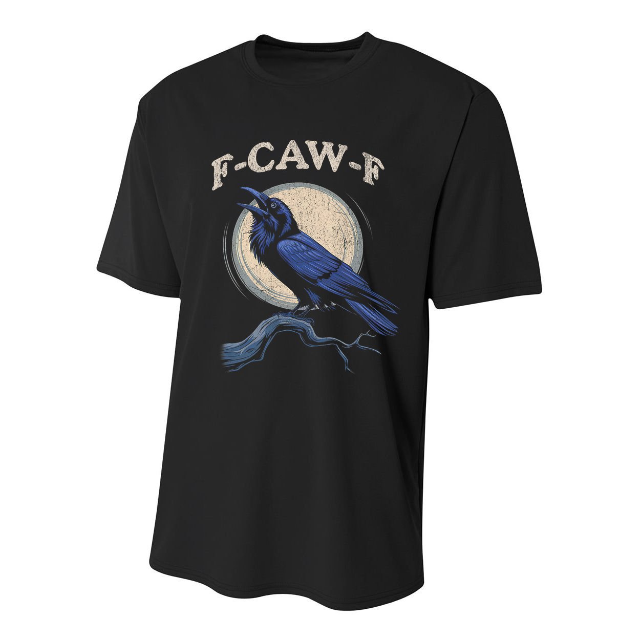 Funny Black Crow F-Caw-F Crow Lover  Youth Performance Sprint T-Shirt