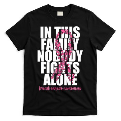 Funny Breast Cancer For Family Pink Breast Cancer Awareness T-Shirt