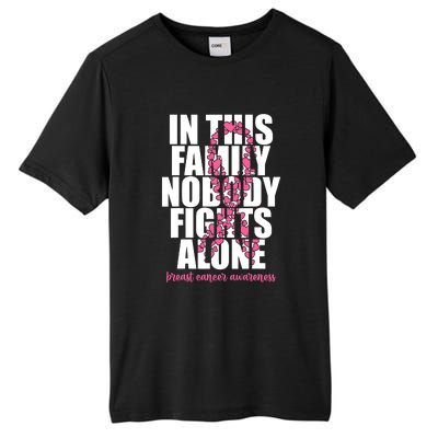 Funny Breast Cancer For Family Pink Breast Cancer Awareness Tall Fusion ChromaSoft Performance T-Shirt