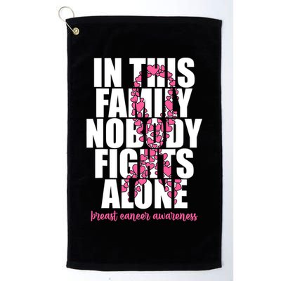 Funny Breast Cancer For Family Pink Breast Cancer Awareness Golf Towel