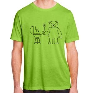 Funny Bear Camping Nature Wildlife Forest Gift Adult ChromaSoft Performance T-Shirt