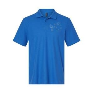 Funny Bear Camping Nature Wildlife Forest Gift Softstyle Adult Sport Polo