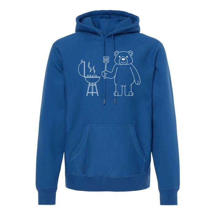 Funny Bear Camping Nature Wildlife Forest Gift Premium Hoodie