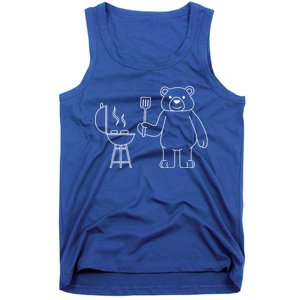 Funny Bear Camping Nature Wildlife Forest Gift Tank Top