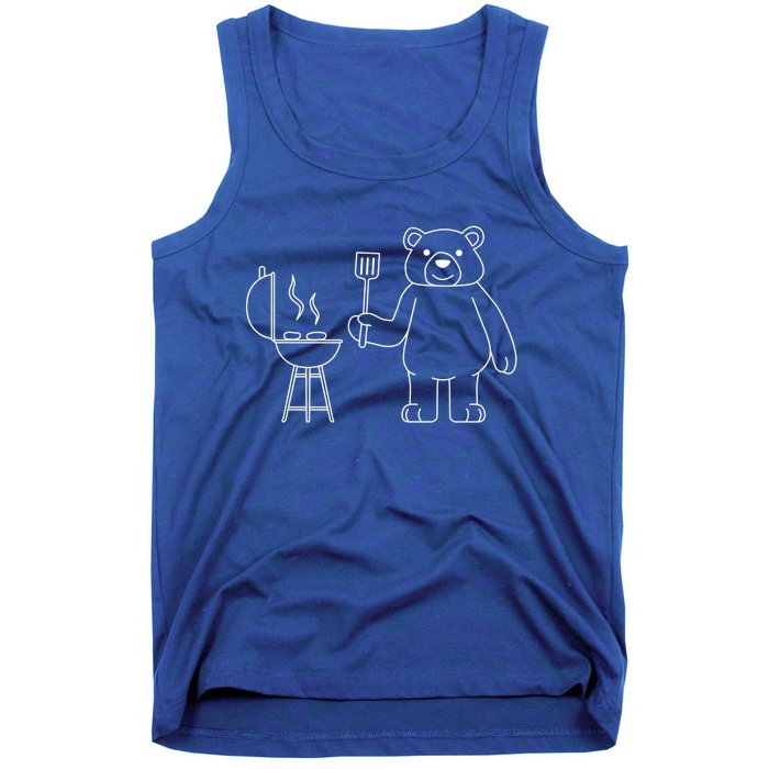 Funny Bear Camping Nature Wildlife Forest Gift Tank Top