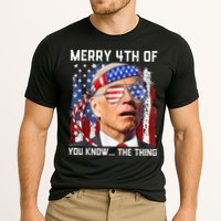 Funny Biden Confused Merry Happy 4th of You Know...The Thing Performance Shirt