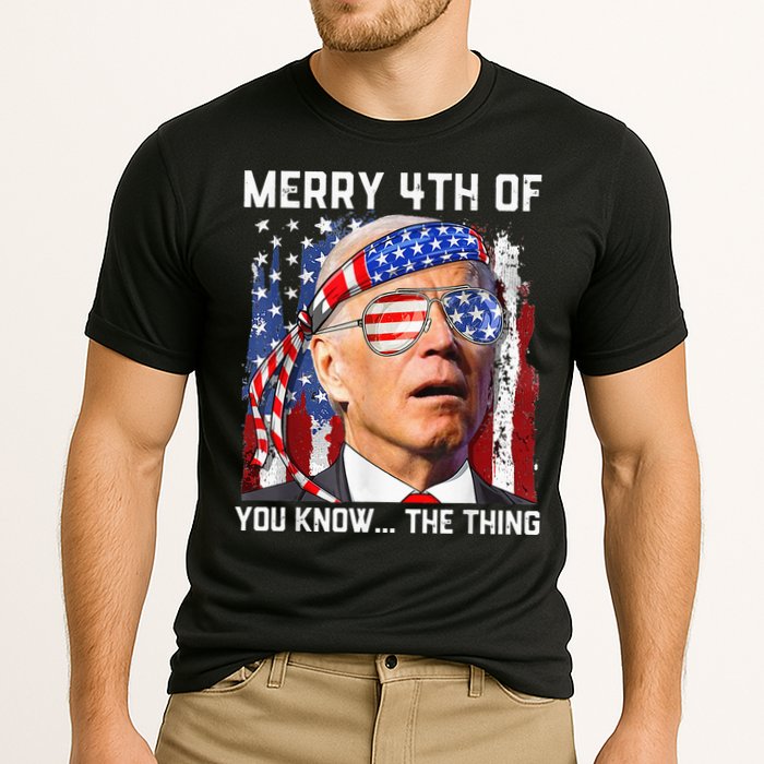 Funny Biden Confused Merry Happy 4th of You Know...The Thing Performance Shirt