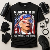 Funny Biden Confused Merry Happy 4th of You Know...The Thing Performance Shirt