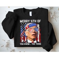 Funny Biden Confused Merry Happy 4th of You Know...The Thing Sweatshirt