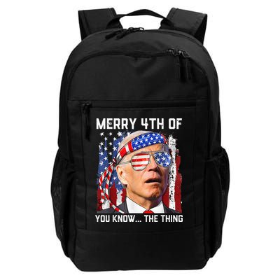 Funny Biden Confused Merry Happy 4th of You Know...The Thing Backpack