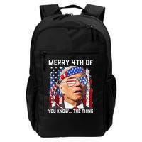 Funny Biden Confused Merry Happy 4th of You Know...The Thing Backpack