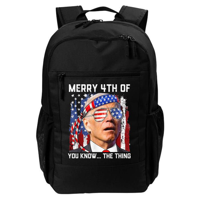 Funny Biden Confused Merry Happy 4th of You Know...The Thing Backpack