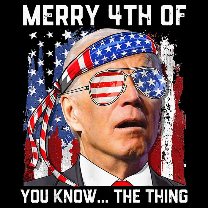 Funny Biden Confused Merry Happy 4th of You Know...The Thing Button
