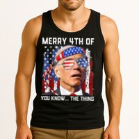 Funny Biden Confused Merry Happy 4th of You Know...The Thing Tank Top