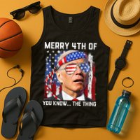 Funny Biden Confused Merry Happy 4th of You Know...The Thing Tank Top