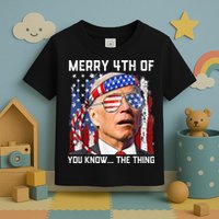 Funny Biden Confused Merry Happy 4th of You Know...The Thing Toddler T-Shirt
