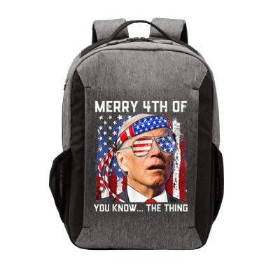 Funny Biden Confused Merry Happy 4th of You Know...The Thing Vector Backpack