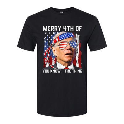 Funny Biden Confused Merry Happy 4th of You Know...The Thing Softstyle CVC T-Shirt