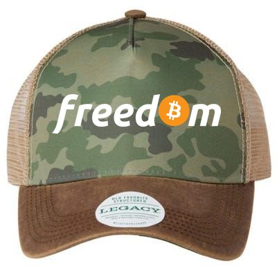 Freedom Bitcoin Crypto Legacy Tie Dye Trucker Hat