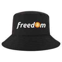 Freedom Bitcoin Crypto Cool Comfort Performance Bucket Hat