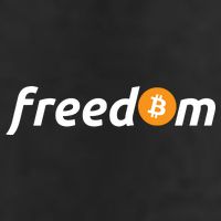 Freedom Bitcoin Crypto Cool Comfort Performance Bucket Hat
