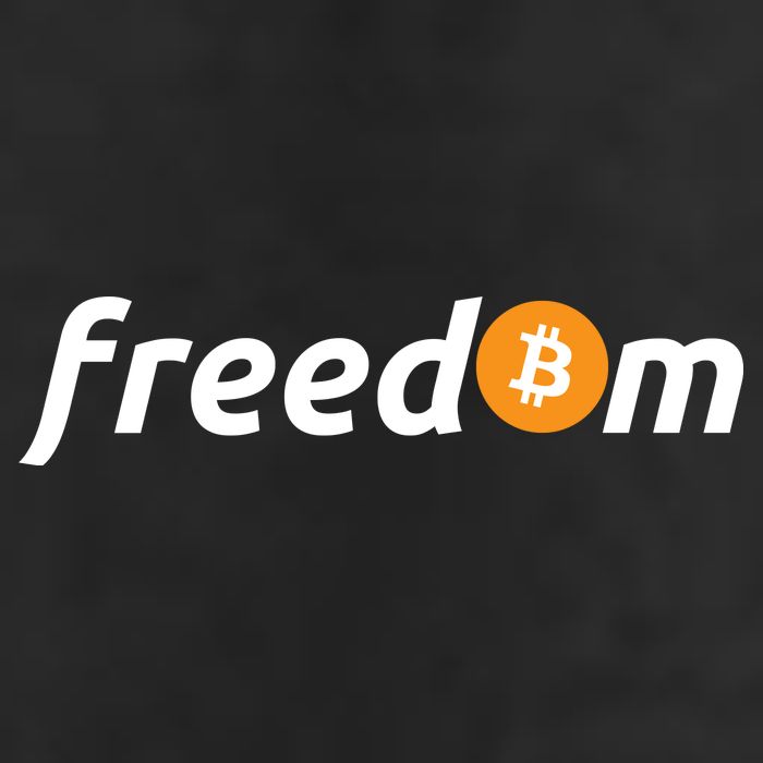 Freedom Bitcoin Crypto Cool Comfort Performance Bucket Hat