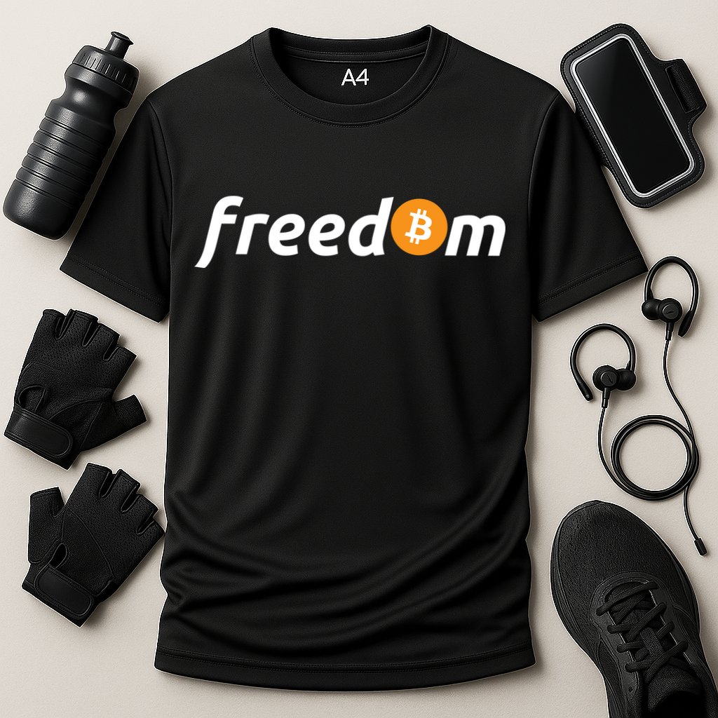 Freedom Bitcoin Crypto Performance Shirt
