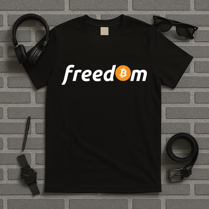 Freedom Bitcoin Crypto T-Shirt