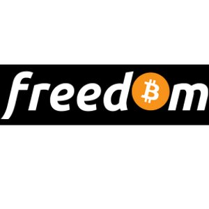 Freedom Bitcoin Crypto Bumper Sticker