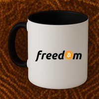 Freedom Bitcoin Crypto Mug