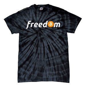 Freedom Bitcoin Crypto Tie-Dye T-Shirt