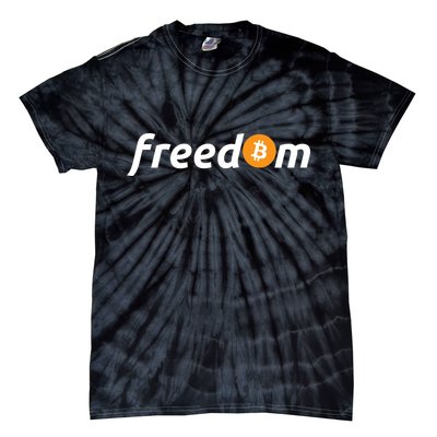 Freedom Bitcoin Crypto Tie-Dye T-Shirt