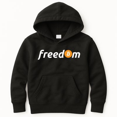 Freedom Bitcoin Crypto Kids Hoodie