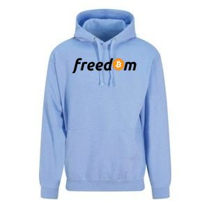 Freedom Bitcoin Crypto Unisex Surf Hoodie