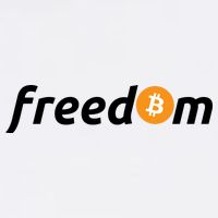 Freedom Bitcoin Crypto Garment-Dyed Sweatshirt