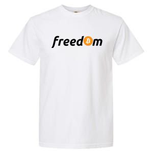 Freedom Bitcoin Crypto Garment-Dyed Heavyweight T-Shirt